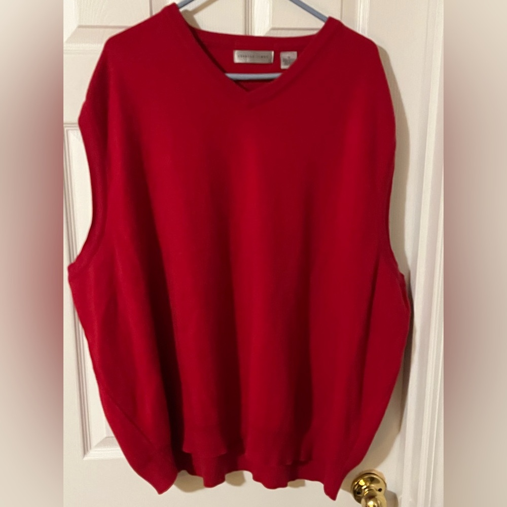 Beautiful Red Cypress Links Sweater Vest Size 4XB